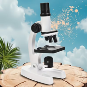 🔬 Microscope Educatif pour enfants🤩3 niveaux de grossissement (300x à 1200x)