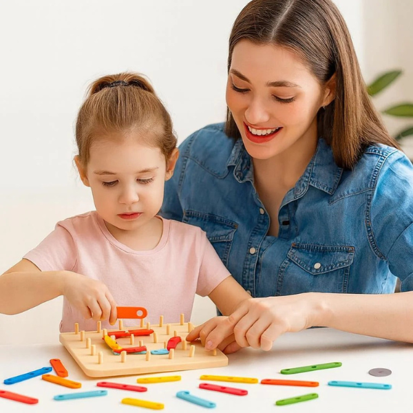 🎁Puzzle à Encastrement Montessori : Apprentissage & Amusement