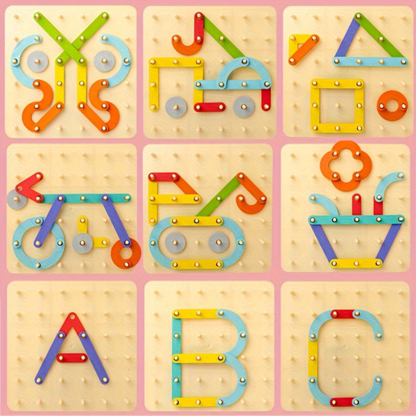 🎁Puzzle à Encastrement Montessori : Apprentissage & Amusement