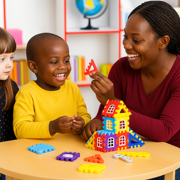 Jeu de construction architecturale ( grand format).