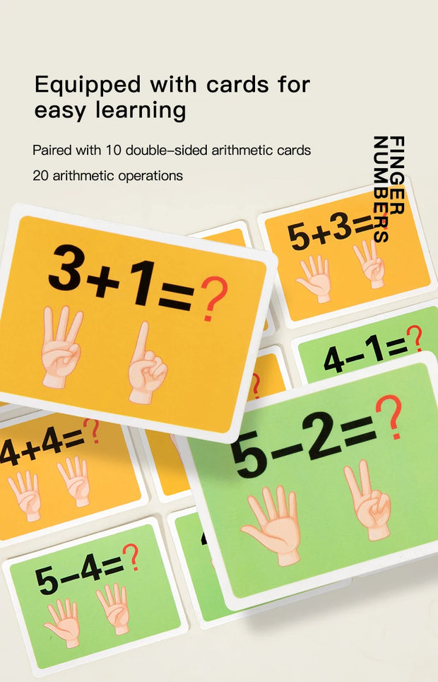 Coffret d’éveil mathématique - Apprends à Compter avec les Doigts !