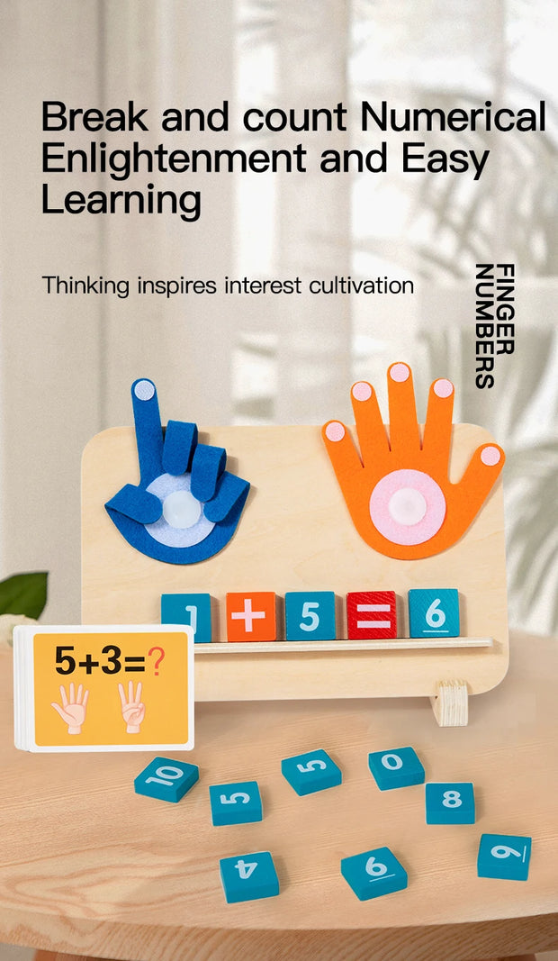 Coffret d’éveil mathématique - Apprends à Compter avec les Doigts !