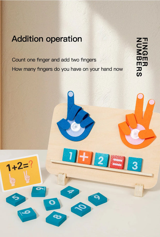 Coffret d’éveil mathématique - Apprends à Compter avec les Doigts !