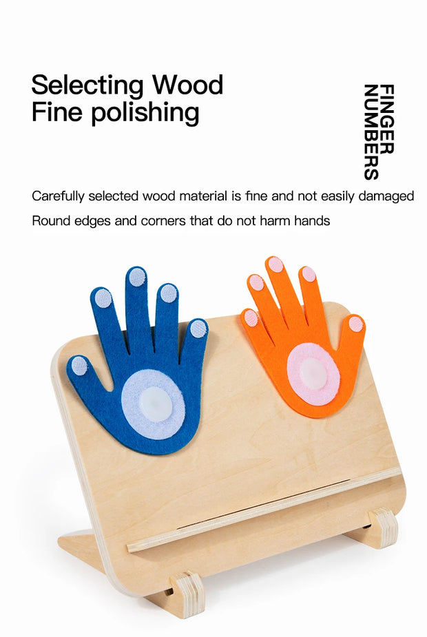 Coffret d’éveil mathématique - Apprends à Compter avec les Doigts !