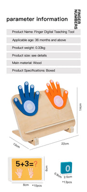 Coffret d’éveil mathématique - Apprends à Compter avec les Doigts !