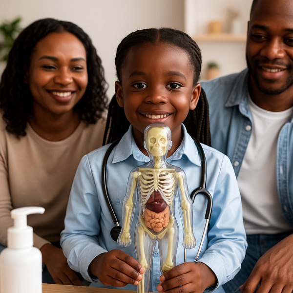 Jouet d'anatomie STEM avec organes amovibles : Maquette du corps humain pour enfants